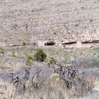 Rock Shelters taken from a distance