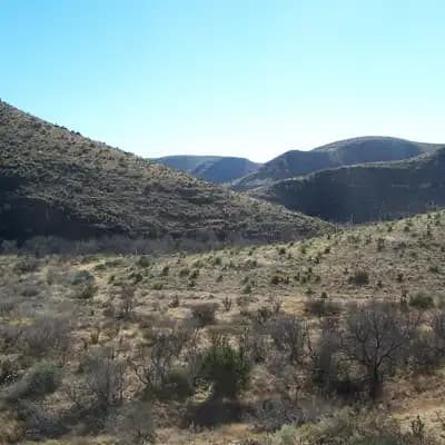 Picture looking out SW from Rock Shelters