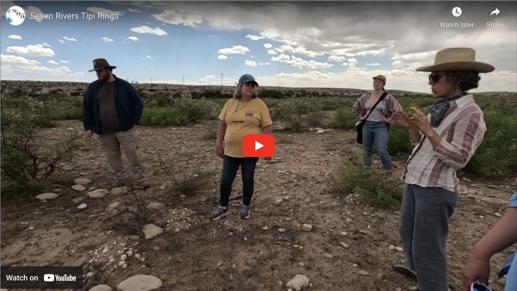 Video about the Seven Rivers tipi rings in SE NM.