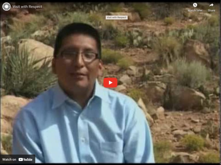 Video about visiting archaeological sites with respect.